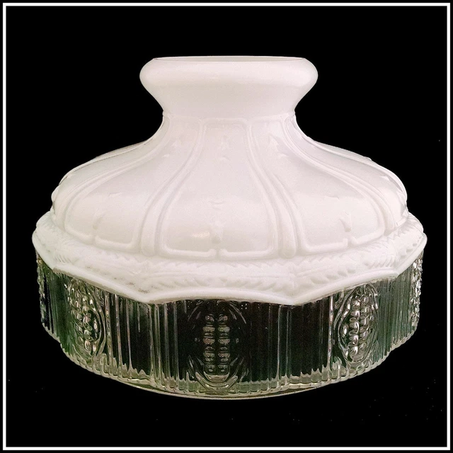 NEW WHITE ENAMEL 501 STYLE SHADE fits ALADDIN MILLER RAYO ROCHESTER OIL LAMPs