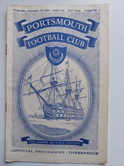 Portsmouth V. Stoke - 7.9.60