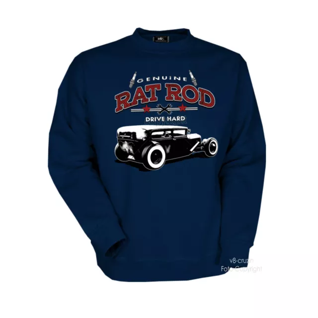 Rockabilly Sweatshirt classic Hot Rod Oldtimer fan Kustom Car Automotiv *1049 ny