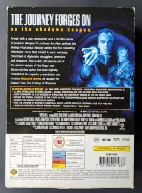 Babylon 5: Season 2 DVD Sci-Fi & Fantasy (2003) Bruce Boxleitner Amazing Value 2