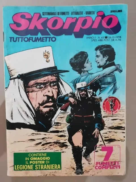 Skorpio N° 42  26 Ottobre 1978 Anno Ii+ Poster