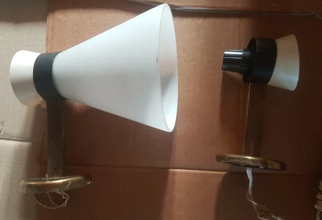 Modernariato 2 Lampade Applique