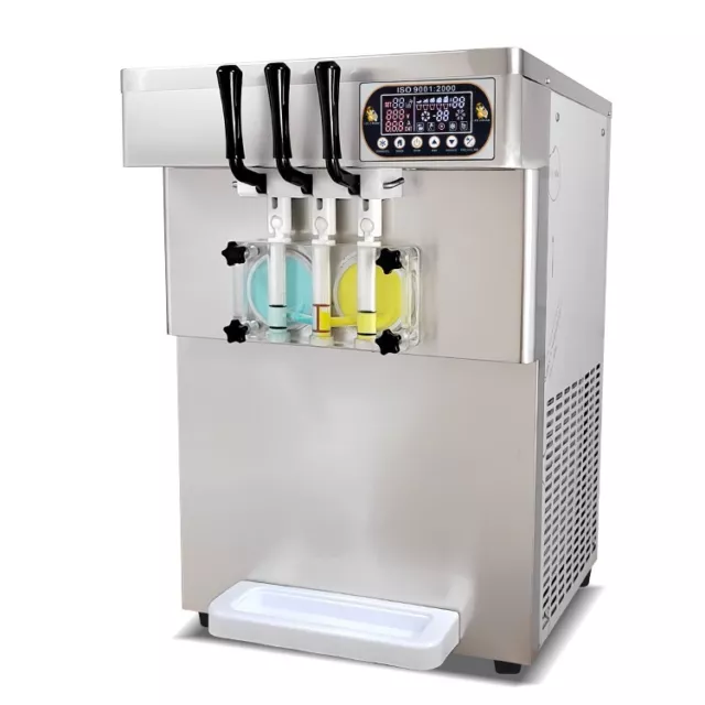 Kolice commercial ETL 2+1 mixed flavors soft serve ice cream machine