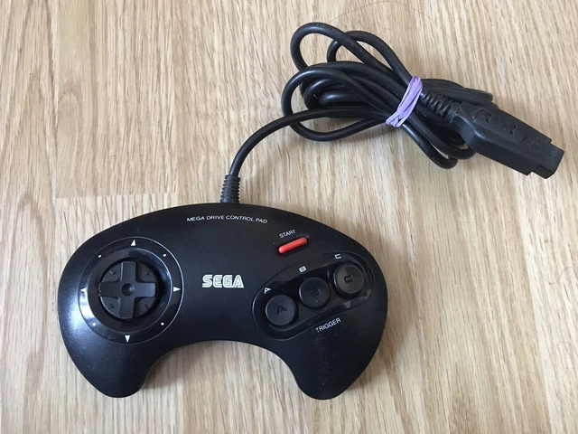 Manette De Jeu Originale & Officielle Pour Console SEGA Megadrive 1 & 2 TBE