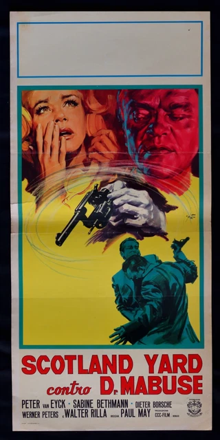 Affiche Scotland Yard Contre Il Dr Mabuse Van Eyck Borsche B97