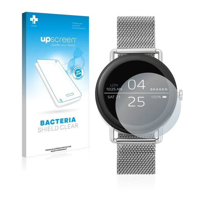 BROTECT Flexble Panzerglasfole Für Skagen Smartwatch Falster 2 Displayschutzglas Schutzglas Glasfolie Matt Entspiegelt Anti Reflex