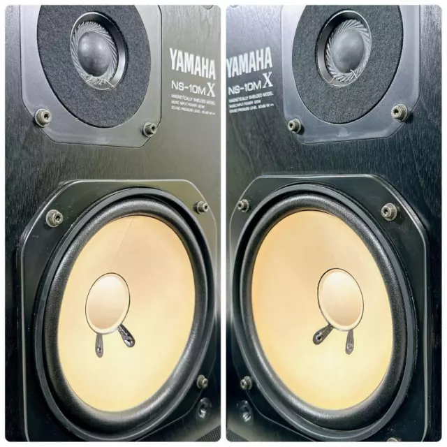 Yamaha NS-10MX Paar Monitor-Lautsprecher, schwarz, gebraucht, guter Zustand 3