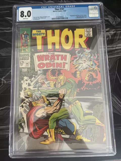 Thor #147 CGC 8 White