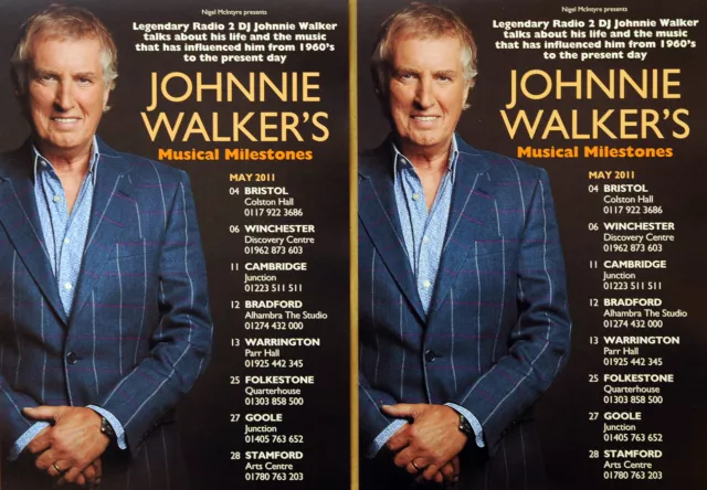 Johnnie Walker Radio 2 Dj Tour  Flyers X 2