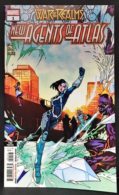 War of the Realms New Agents of Atlas #1 3rd Print Variant 2019 Marvel Comics