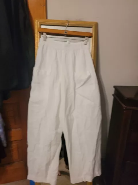 elemente clemente Linen Wide Led Pant small