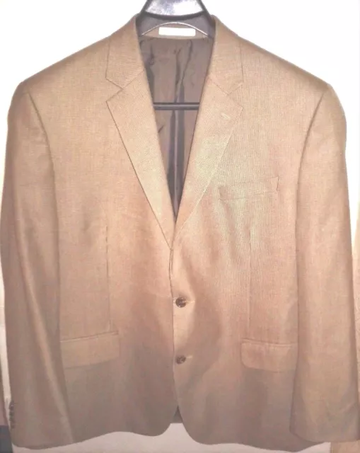 Men's Michael Kors Suit Jacket Sport Coat 46R 2 Btn Nail Head Wool Blend Blazer