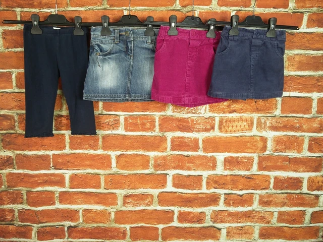 Girls Bundle Age 3-4 Years Jojo Maman Next H&M Leggings Skirts Cord Denim 104Cm