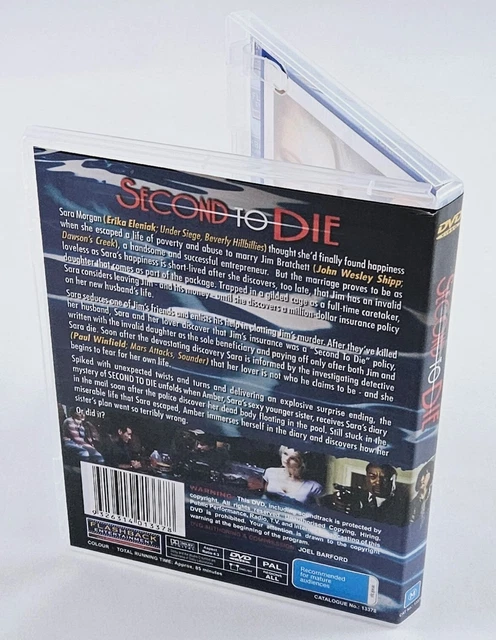 SECOND TO DIE Erika Eleniak DVD (Region ALL PAL) VGC £4.74 PicClick UK