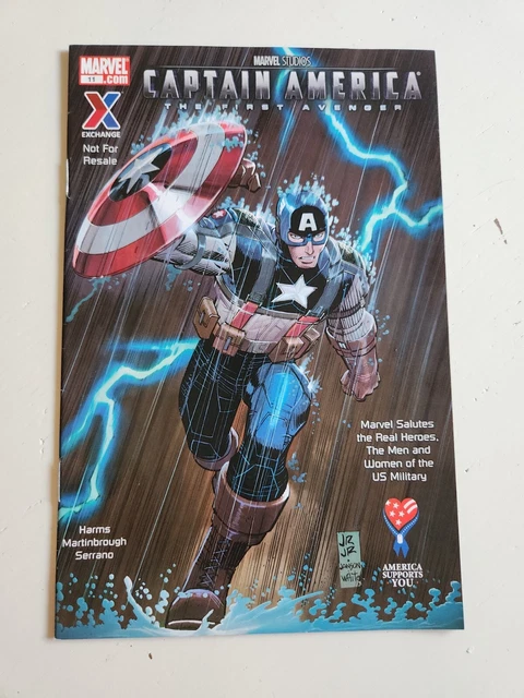 Marvel Comics America Supports You Captian America The First Avenger #11 AAFES