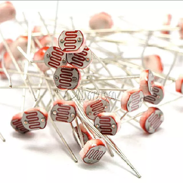 50PCS 5MM Photoresistor GL5549 LDR Photo Resistors Light-Dependen​t