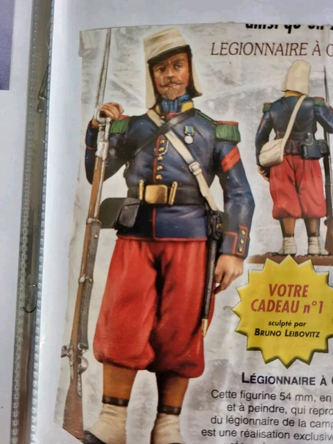 Figurine Soldat PZ – Cavalier Uhlan 1812 – 54mm (1/32) – Plomb à Peindre – Occasion
