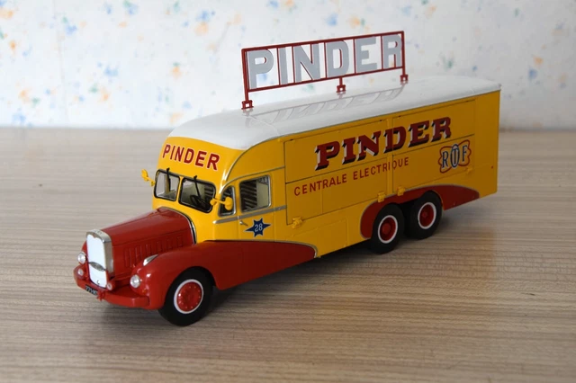 CAMION BERNARD 28 CENTRALE ELECTRIQUE 1/43 CIRQUE PINDER Avec Certificat Authenticite