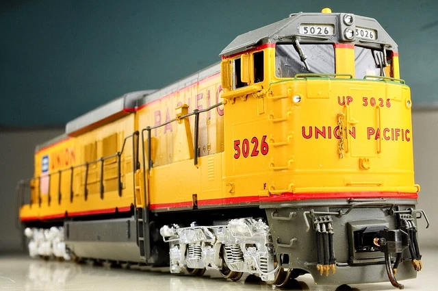 OMI HO Scale BRASS Union Pacific G.E. U-50C w/Nose Door  C/P OMI #5026 O.B. MINT