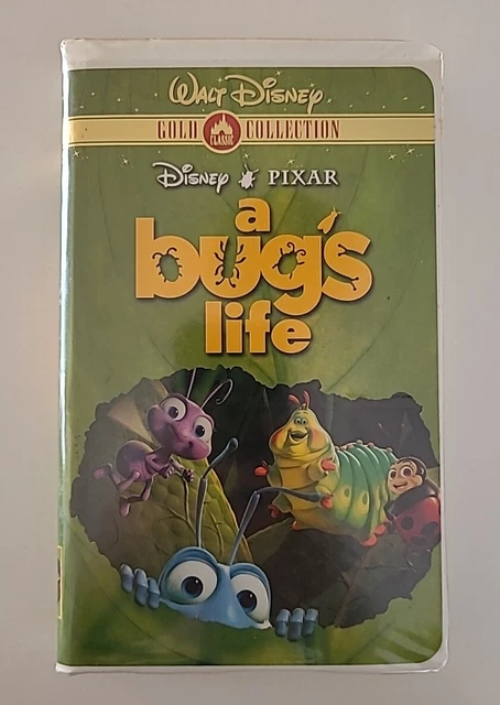 A BUG'S LIFE VHS #19860 Walt Disney Pixar Gold Classic Collection - A Bug's Life Gold Classic Collection Vhs