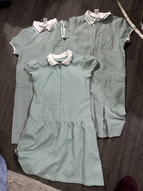 Pacchetto abiti estivi scuola ragazze età 8-9 anni verde