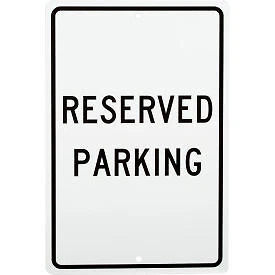 Aluminum Sign - Reserved Parking - .063" Thick, TM5H National Marker Company