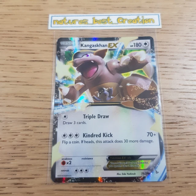 MINT/NM Condition Kangaskhan EX 78/106 Holo/Shiny Pokemon Card, Flashfire Rare
