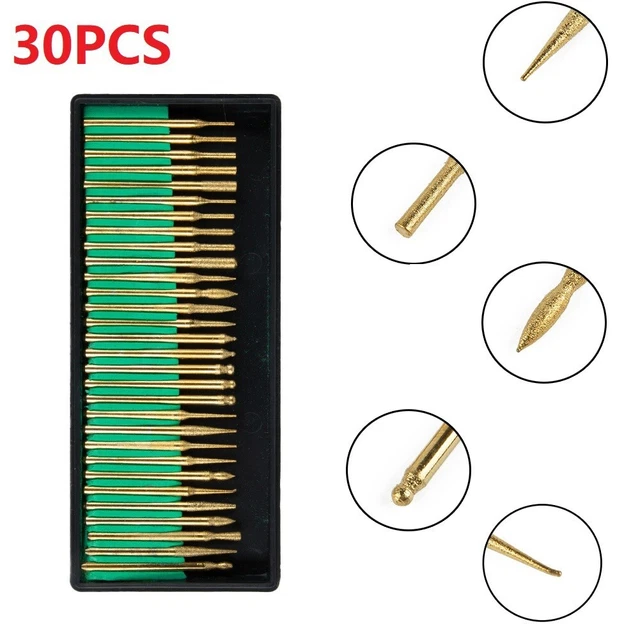 Diamant Bavure Set Mèche Perceuse 000RPM DIY Coupe Polissage Bois/Métal Neuf
