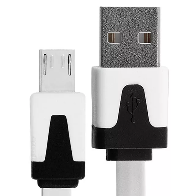 2X Câble USB Données Recharge Synchronisation Micro USB Pour Android 35185 2PZ