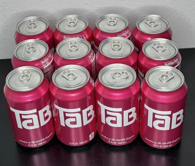 *Last one* TAB Cola Soda - 12 Pack-Expiration Date 2/2021. Brand New! *VINTAGE*
