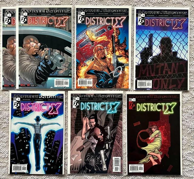 District X #1-6 Marvel Knights Comics NM 2004 Complete Set