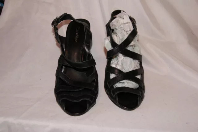 Calvin Klein womens strappy sandals size 6.5