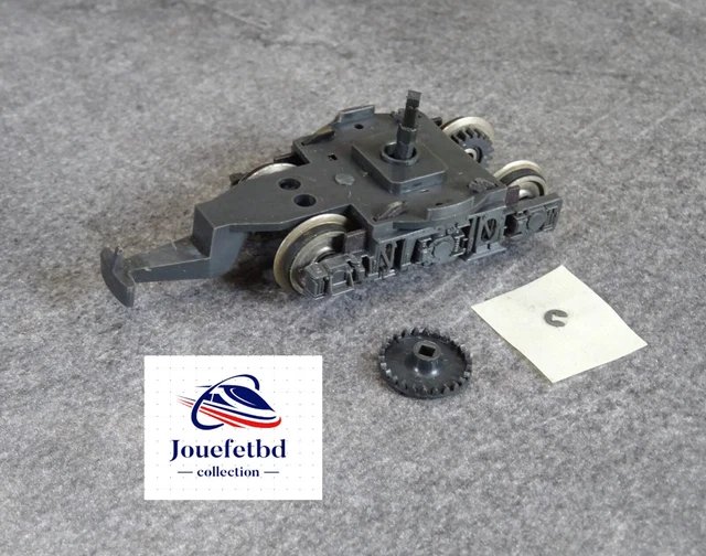 Bogie Jouef HO 1/87 Pour Turbotrain RTG - Roues Métal, Référence 34, Occasion