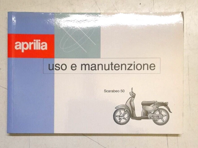 Libretto uso e manutenzione Aprilia Scarabeo 50