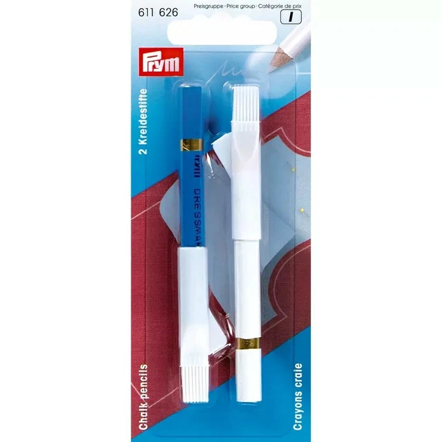 Prym Dressmakers Lápices y Cepillos Azul/Blanco Costura Acolchado Artesanía 611626