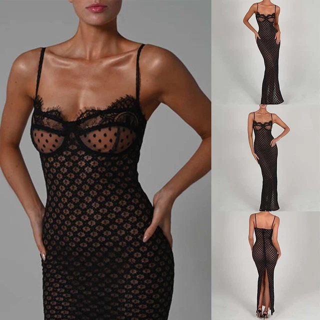 Cocktail Abito Lungo Abito da Sera Vestito da Festa Sexy Fionda Abito 2023 Nuovo