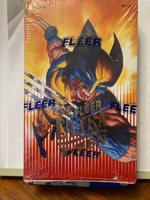 1995 Fleer Marvel Ultra X-Men Trading Cards 36 Pack Hobby Box New Factory Sealed