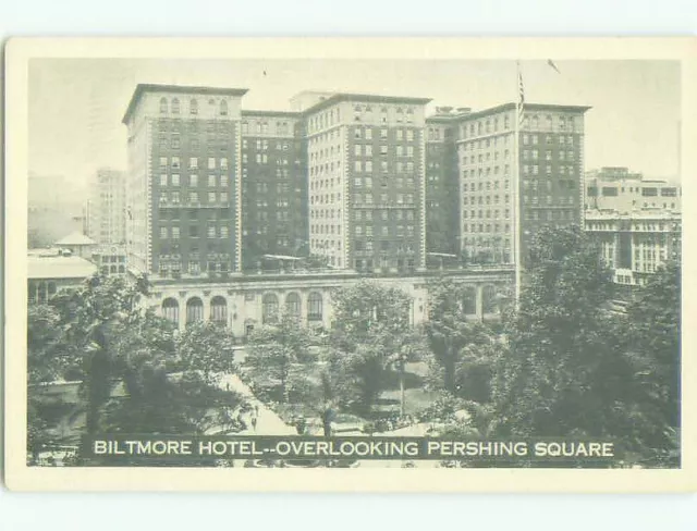 Unused Divided Back BILTMORE HOTEL Los Angeles California CA 60.000 cards HQ0364