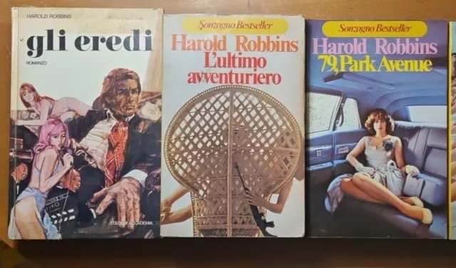 Lotto di 3 libri - Harold Robbins - v. elenco