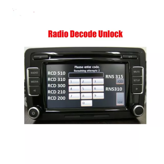 ONLINE VW RADIO CODE CAR RADIO DECODER CODE Volkswagen Radio Code Unlock Decode
