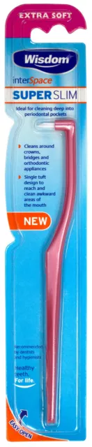 Wisdom Interspace Super Slim Extra Soft Interdental Toothbrush