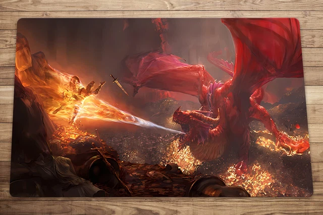 Dragon TCG Playmat, 24 X 14 Inches Game Mat For MTG DTCG