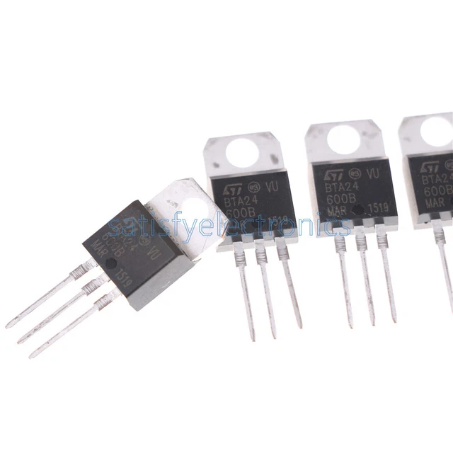 25Pcs Bta24-600B Bta24 Triac 600V 25A To-220Ab New