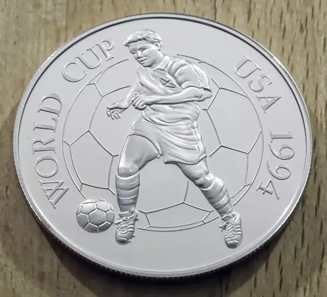 Jamaika - 25 Dollars - 1994 - Silber PP - Fußball-Weltmeisterschaft USA 1994