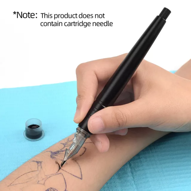 Bastoncino impugnatura a mano per tatuaggi fai da te strumento per poke fatto a mano manuale aghi per cartuccia */t