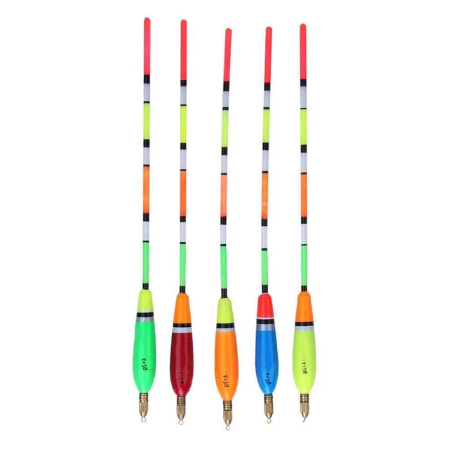 Flotteurs De Pêche En Balsa - 5 Pièces Sensibles Et Légers Pour Pêche En Mer Ou Lac