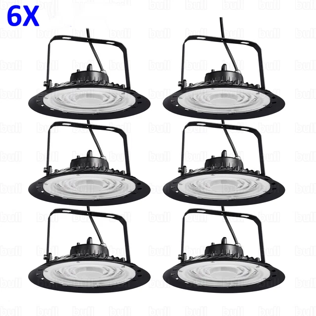 6 x 100 W UFO LED illuminazione sala faretto da soffitto lampada officina lampada industriale