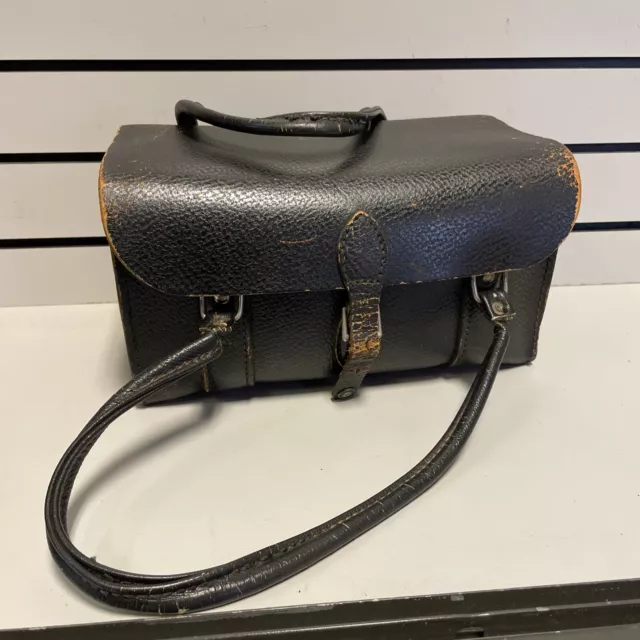 Vintage Leather Nurses Bag with Contents & Comic