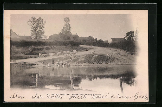 CPA Saint-Honore-les-Bains, Etang Honorè