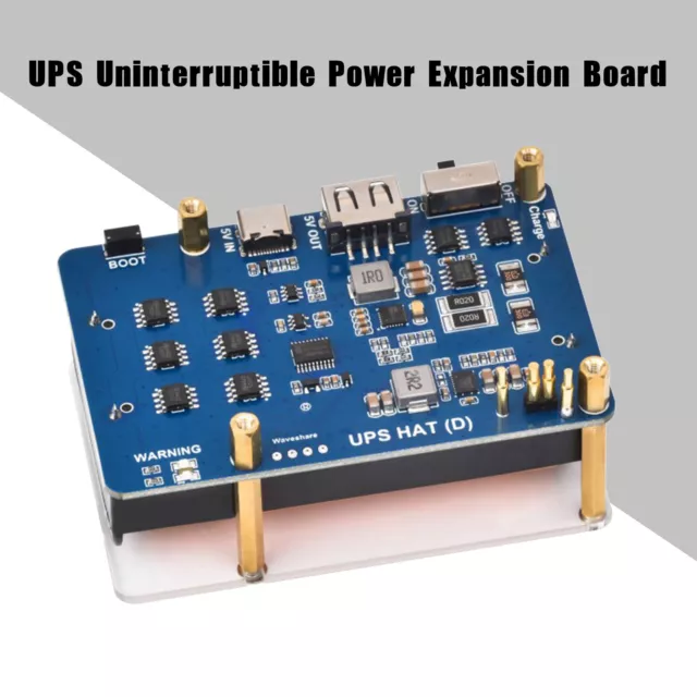 UPS HAT (D) Per Il Modulo Di Alimentazione Senza Interruzioni Raspberry Pi 5V